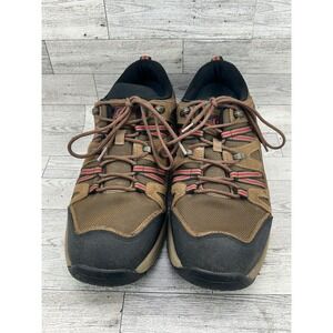 Orthofeet 642‎ Men's Brown Red Hiking Trail Outdoor Shoes Size 13 D